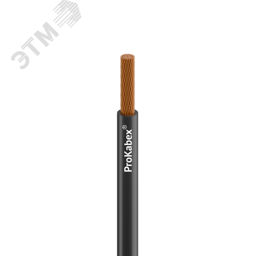 Провод силовой ПуГВнг(A)-LS 1х2,5 черныйТРТС - фото 1